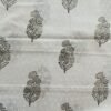Kota Doria fabric with violet and pink floral circles