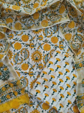 Chanderi Silk Dupta Suit Set 11