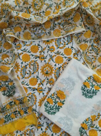 Chanderi Silk Dupta Suit Set 12