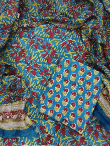 Chanderi Silk Dupta Suit Set 16
