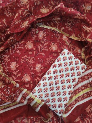 Chanderi Silk Dupta Suit Set 20