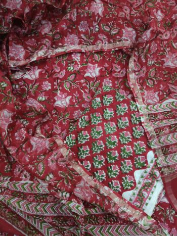Chanderi Silk Dupta Suit Set 21
