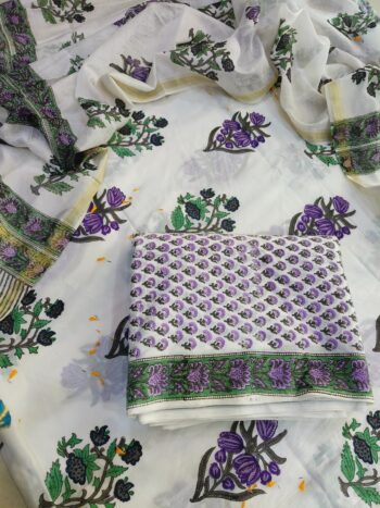 Chanderi Silk Dupta Suit Set 22