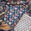 purple cotton suit set with dupatta