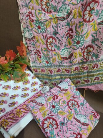 Chanderi Silk Dupta Suit Set 4