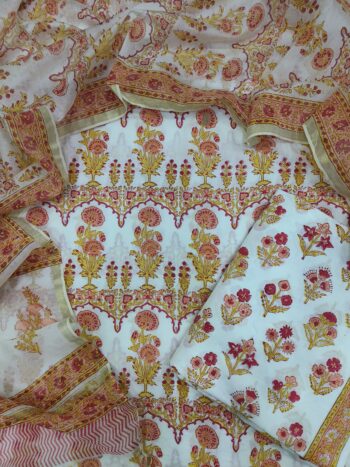 Chanderi Silk Dupta Suit Set 5