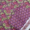 Silk chiffon blend fabric in floral pattern