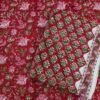 Traditional floral pattern fabric for ethnic wear