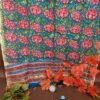 Beautiful hand-printed top material