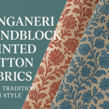 Attractive Traditional Attire – Sanganeri Cotton Dress Material