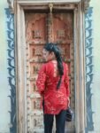 Red short kurti