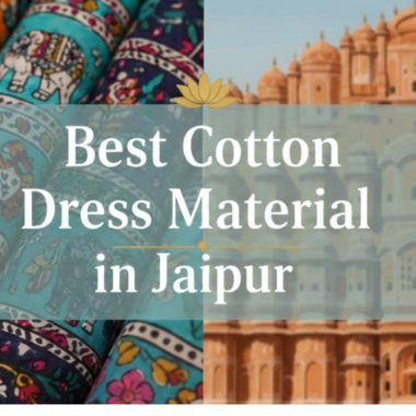 Attractive Traditional Attire – Sanganeri Cotton Dress Material