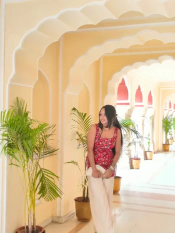 Hand block print pure cotton short kurtis